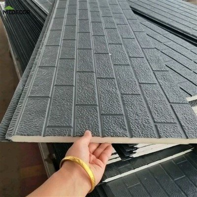 Brick Cyfres PU Wal Inswleiddio Seidin Metel