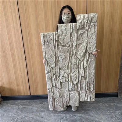Gwrth-ddŵr Polywrethan Faux Artiffisial Stone PU Stone